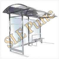 SBT 04 Stainless Steel Bus Stop Shed