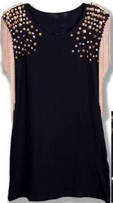 Black Ladies One Piece Dresses