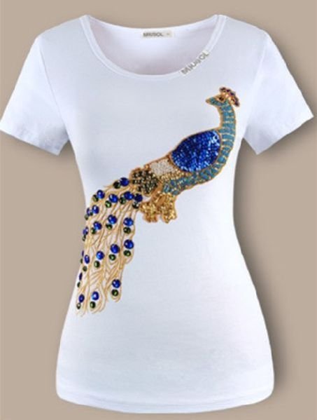Ladies Round Neck T-Shirt 05