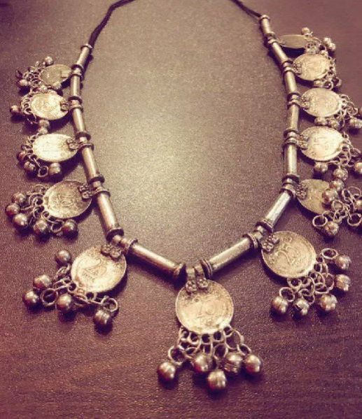 Long Silver Necklace 01