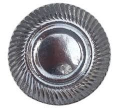 Silver Laminated Wrinkle Paper Plate 01