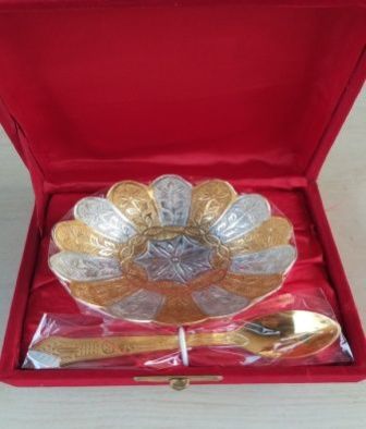 D#0002 Dry Fruit Bowl & Spoon Set