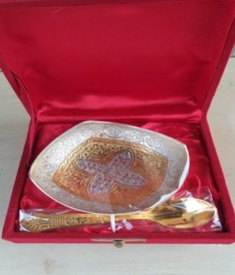 D#0003 Dry Fruit Bowl & Spoon Set