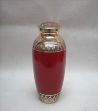 U#006 Brass Cremation Urn