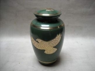 U#013 Brass Cremation Urn