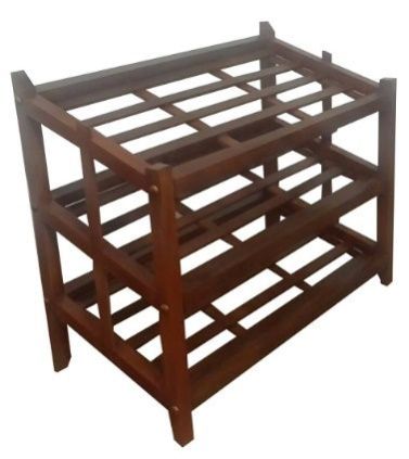 Wooden Shoe Rack 01