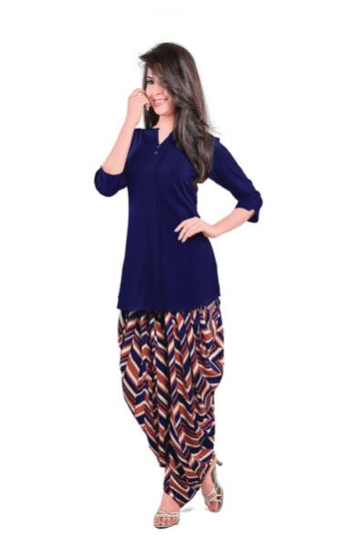 BB-513 Ladies Patiala Salwar and Short Kurti Set