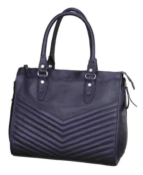 L-5182 Hand Bag Nappa Leather - Black