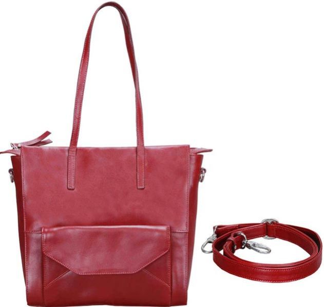 L-5212 Ladies Shoulder Bag Soft Vt Leather cognac Colour