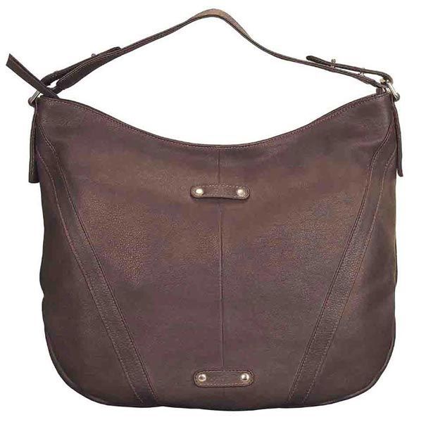 L-5240 Ladies Hand Bag Antique Leather Brown
