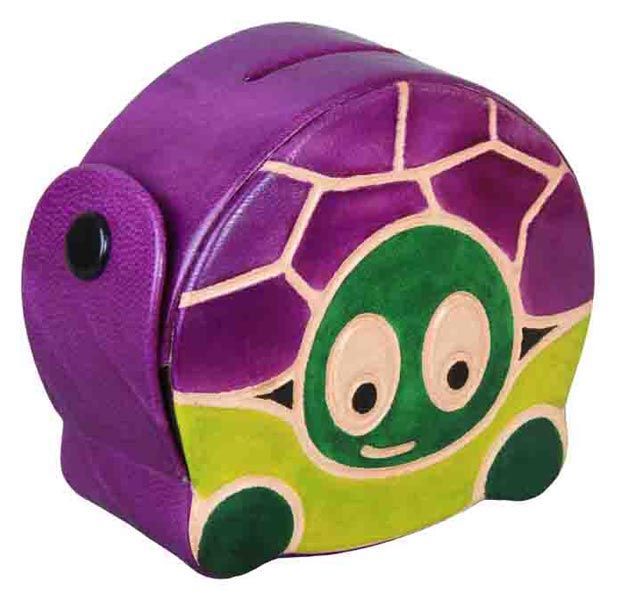 L-547 M Shanti Leather Money Box