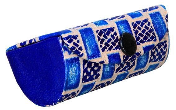 L-9004 EC Shanti Leather Single Lipstick Case