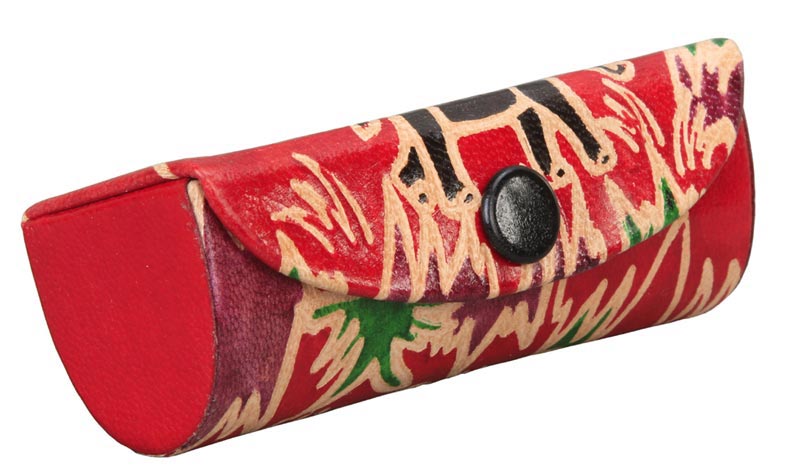 L-9242 Shanti Leather Single Lipstick Case