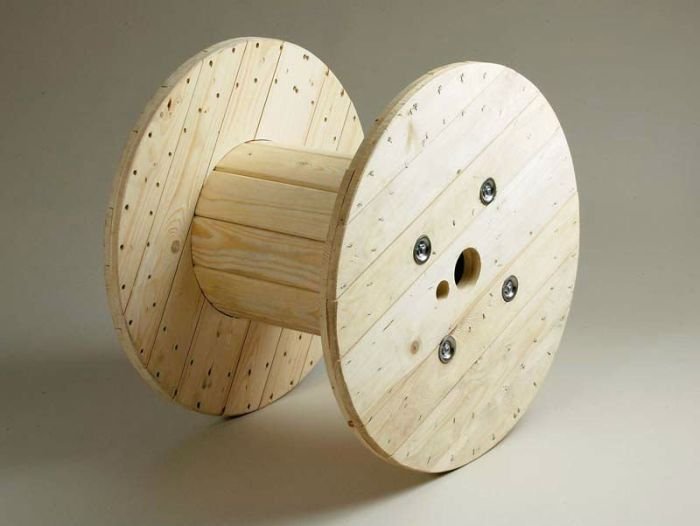 Wooden Cable Drum 01