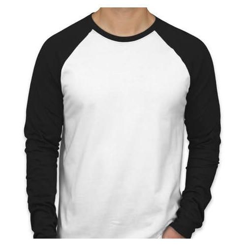 Mens Full Sleeve Plain Round Neck T-Shirt 01