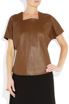Ladies Leather T Shirt 02