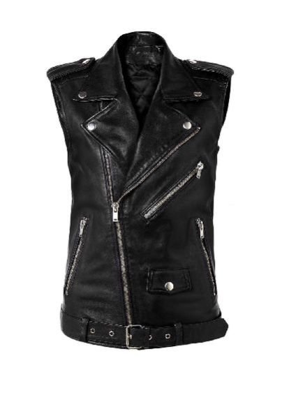 Leather Ladies Waist Coat 01