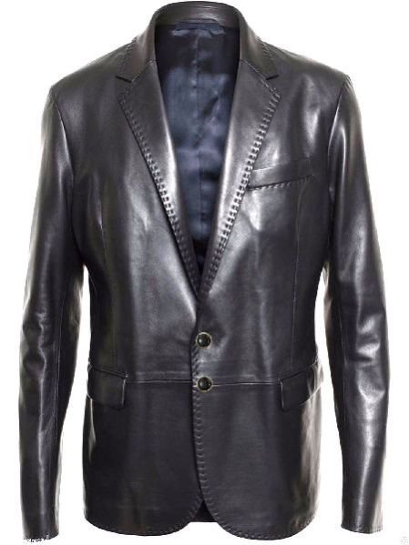 Leather Mens Blazer 02