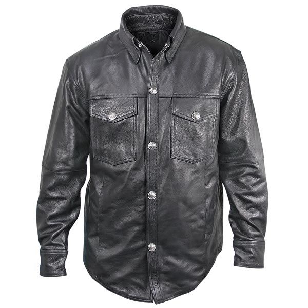 Leather Mens Shirt 02
