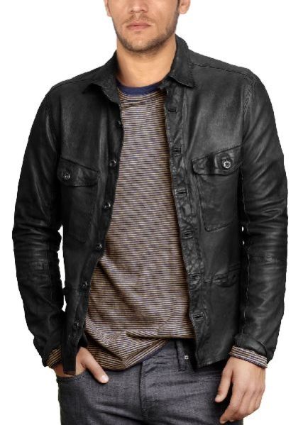 Leather Mens Shirt 04