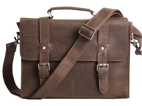 Leather Messenger Bag 03