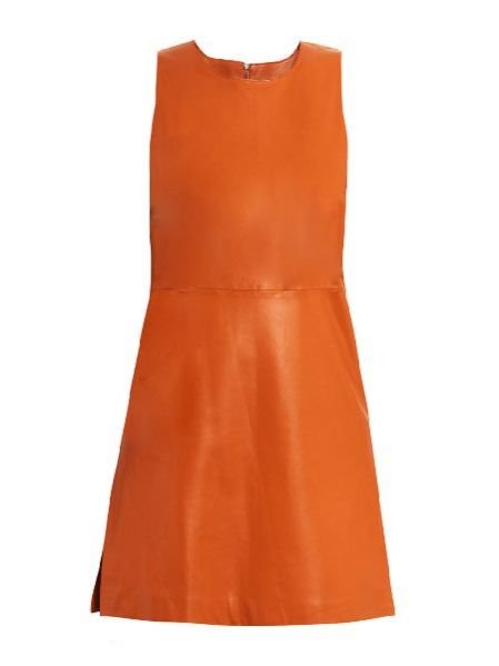 Leather One Piece Dress 04