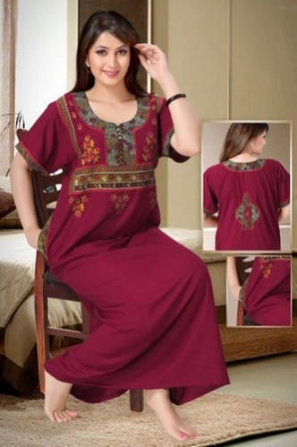 Ladies Cotton Nighty 04