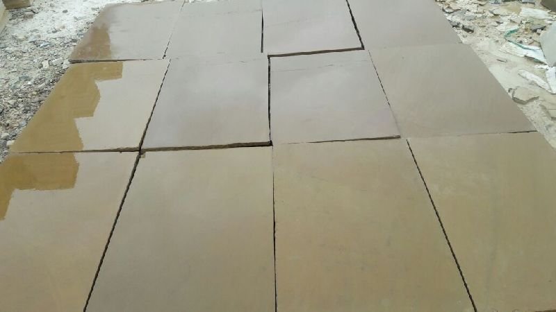 Mint Yellow Sandstone Tile 01