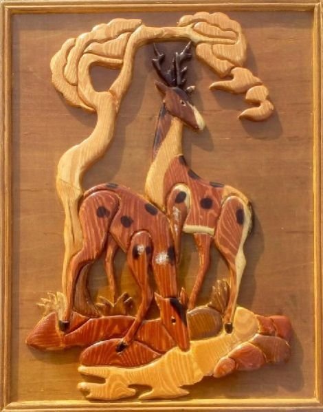 Dear Wall Wooden Paintings