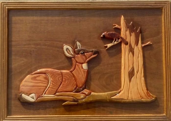 Dear Wall Wooden Paintings