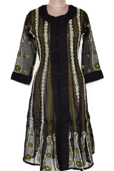 Chikankari Anarkali Kurti 02