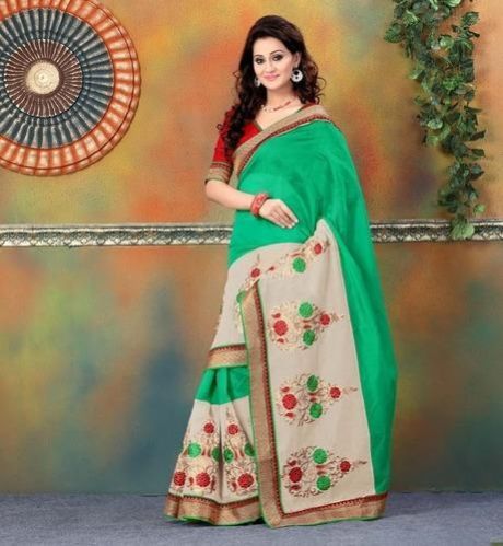 Embroidery Fancy Saree 01