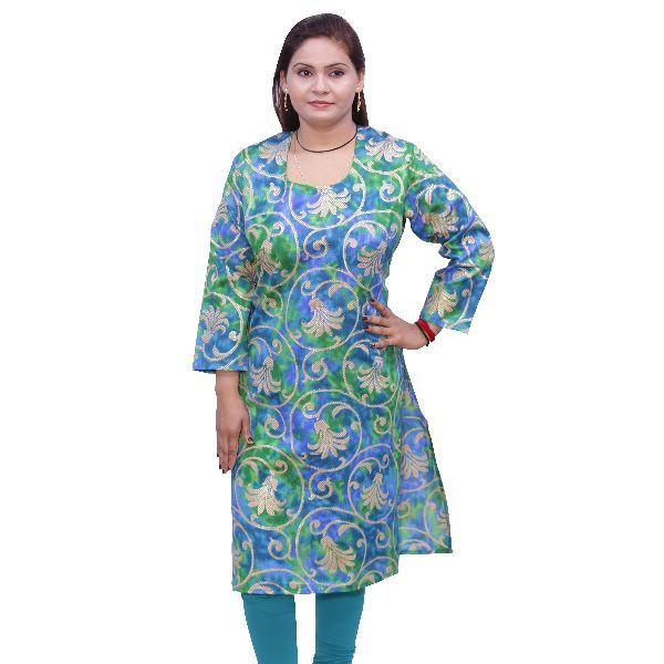 WK-11008 Printed Cotton Kurti