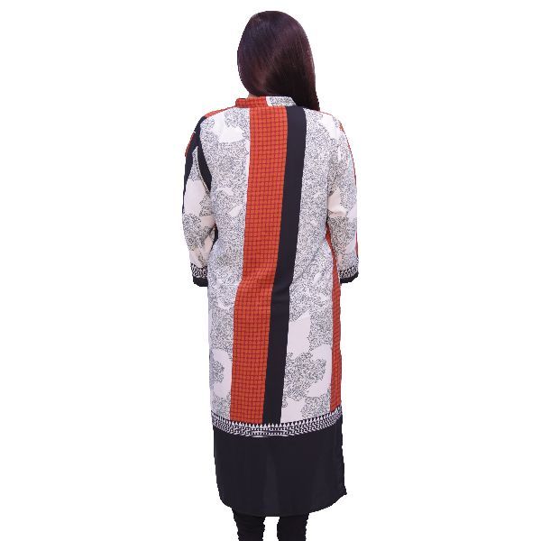 WK-11019B Printed Cotton Kurti