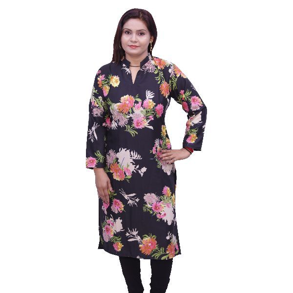 WK-11026 Printed Cotton Kurti