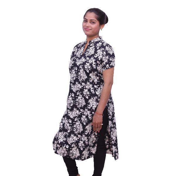 WK-11031 A Printed Cotton Kurti