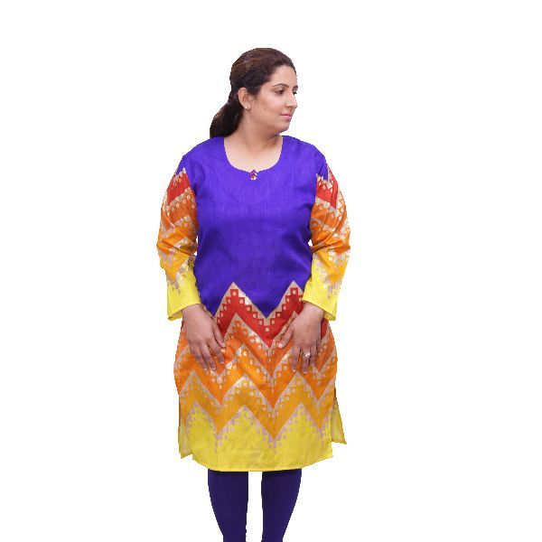 WK-11036 Printed Cotton Kurti