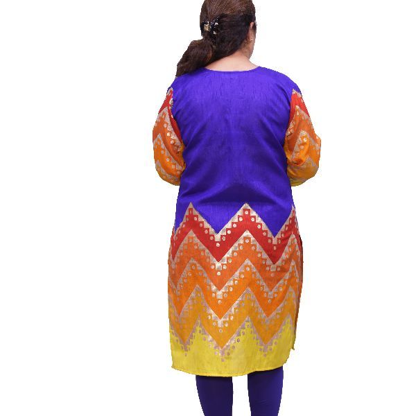 WK-11036C Printed Cotton Kurti