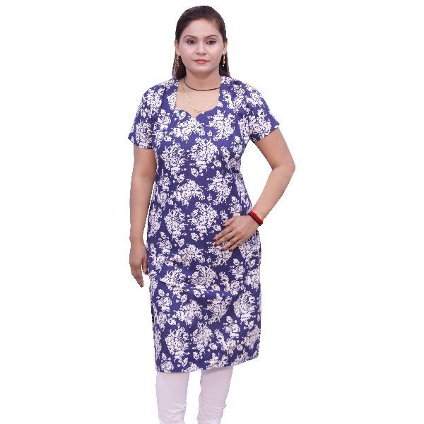 WK-11056 Printed Cotton Kurti