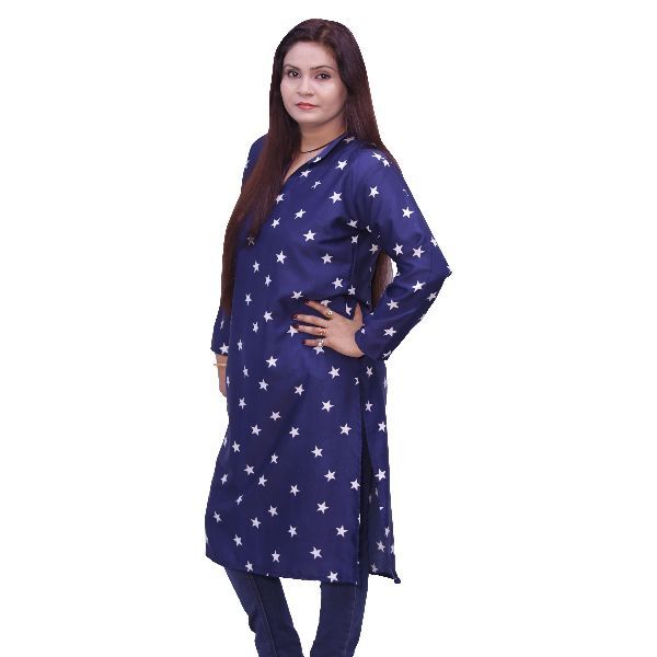 WK-11070A Printed Cotton Kurti