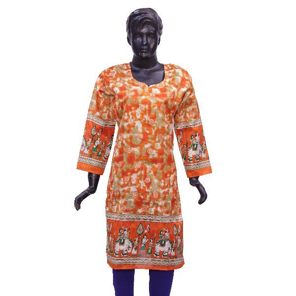 WK-11082 Printed Cotton Kurti