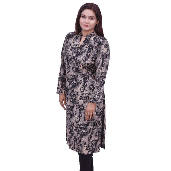 WK-11085A Printed Cotton Kurti