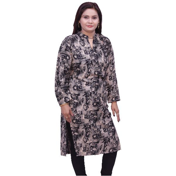 WK-11085B Printed Cotton Kurti