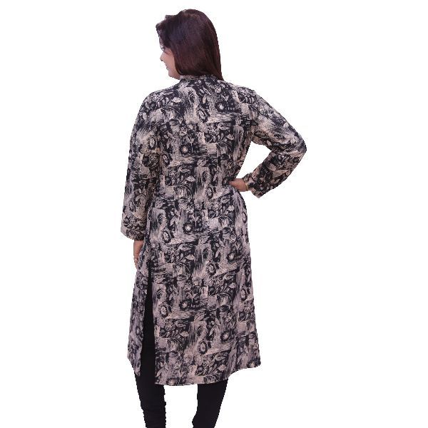 WK-11085C Printed Cotton Kurti