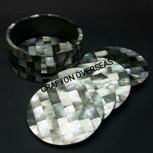 Mother of Pearl Coasters