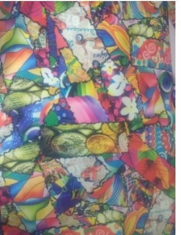 Polyester Crepe Digital Print Fabric 03