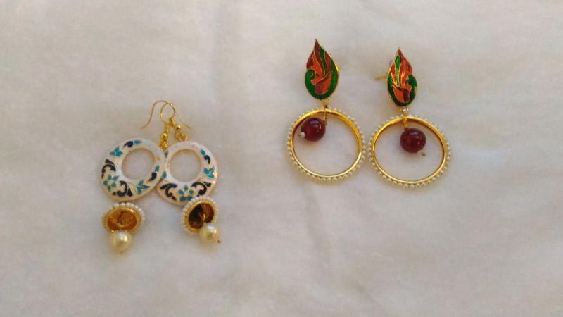 Meenakari Earrings 01