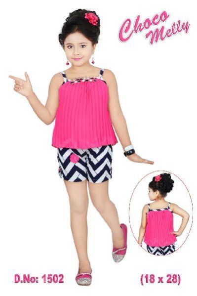 1502 Girls Top & Short Set