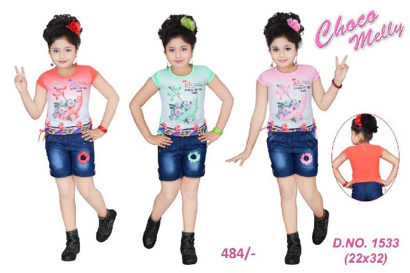 1533 Girls Top & Short Set