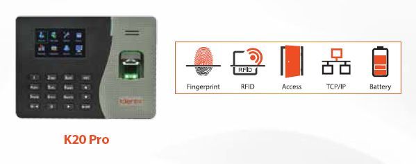K20 Pro ESSL Biometric Attendance Machine